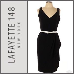 Lafayette 148 New York Little Black Dress Size 6